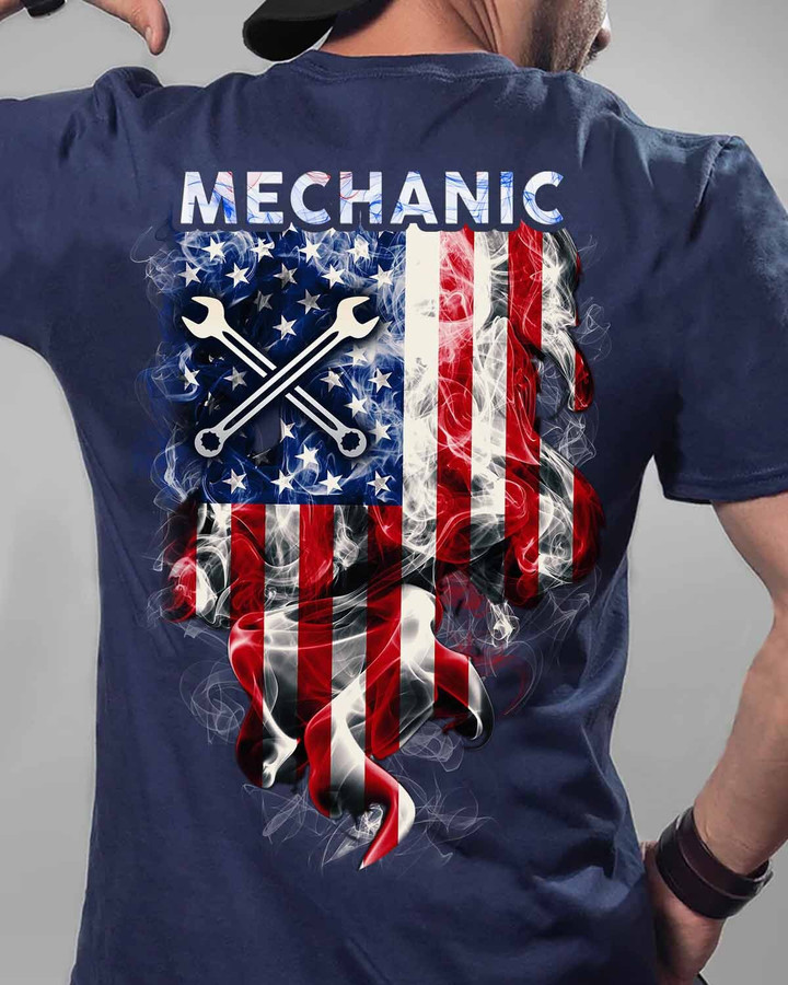 Proud Mechanic-Navy Blue-Mechanic-T-shirt-#M120423USFLA26BMECHZ6