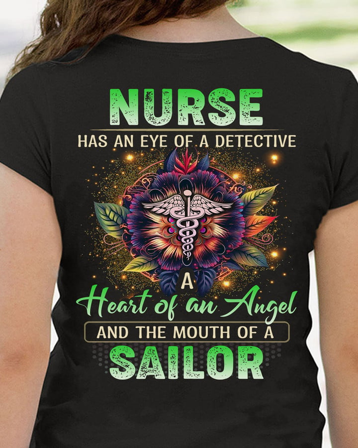 Awesome Nurse-Black-Nurse-T-Shirt-#F200423SAINT1XBNURSZ4