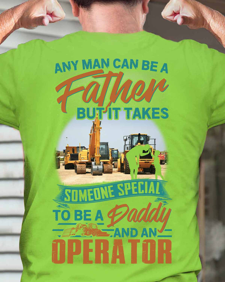 Awesome Operator's daddy- Lime-Operator- T-shirt -#M200423ADADY2BOPERZ6