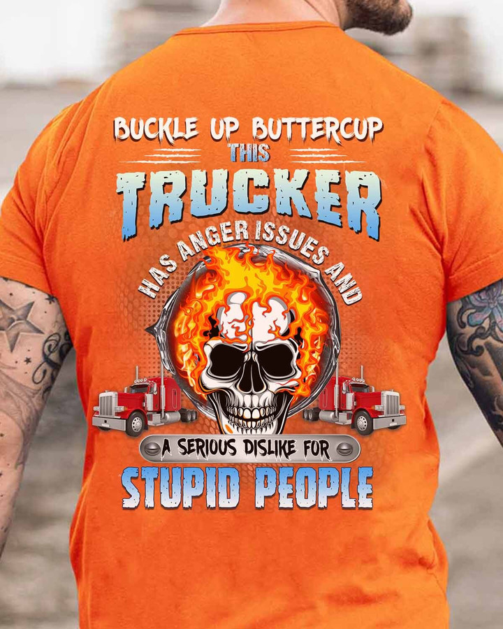 This Trucker has Anger Issue-T-Shirt -#M250423BUCUP9BTRUCZ6