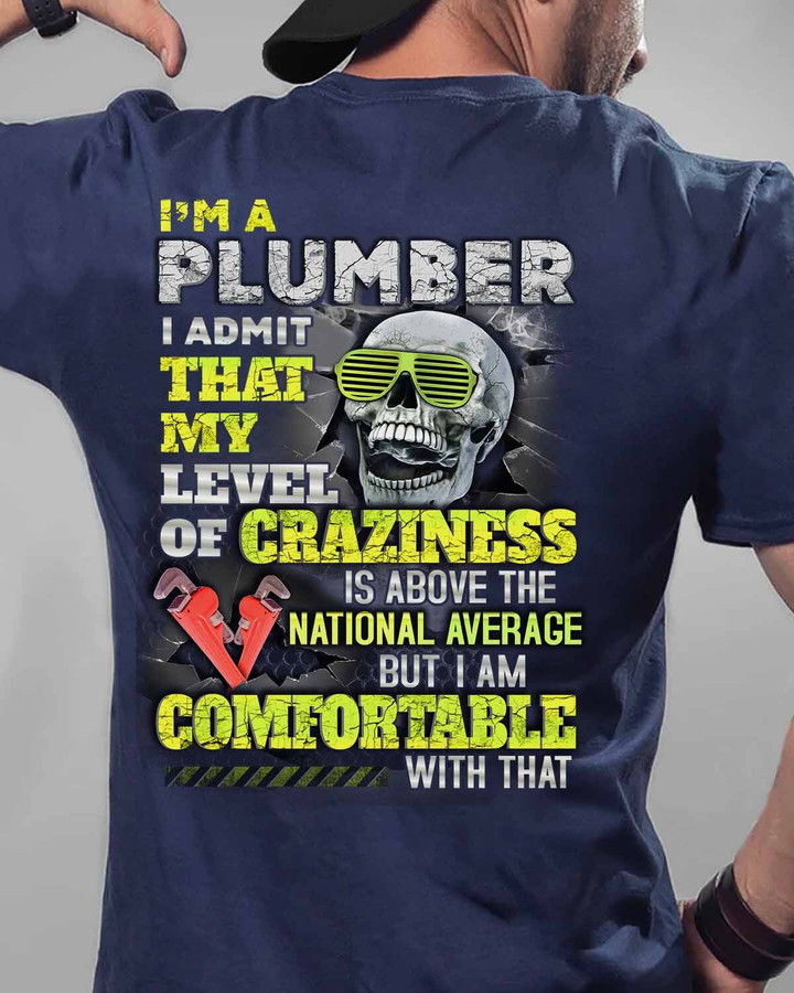 I'm a Plumber-T-Shirt -#M250423NATAVE1BPLUMZ6