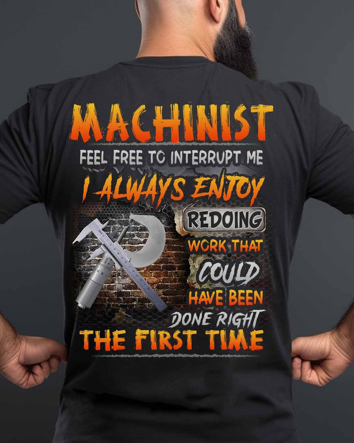 Awesome Machinist-T-Shirt -#M260423INTERUPT1BMACHZ6