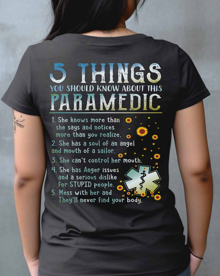 5 Things You Should Know about This Paramedic-T-Shirt -#F2604235THIN8BPARMZ3