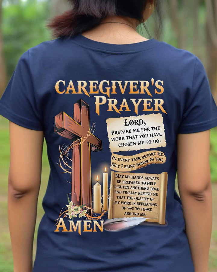 Awesome Caregiver's Prayer-T-Shirt -#M290423EVTAS1BCAREZ4