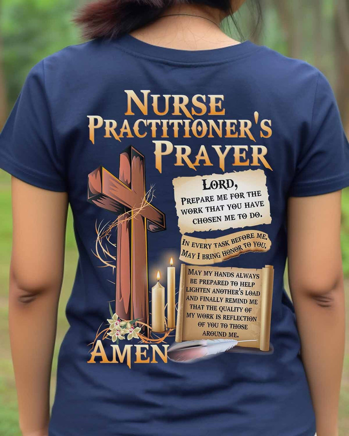 Awesome Nurse Practitioner's Prayer-T-Shirt -#F020523EVTAS1BNUPRZ4