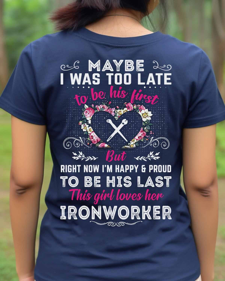 This girl loves her Ironworker-T-Shirt -#M040523TOLAT4BIRONZ6