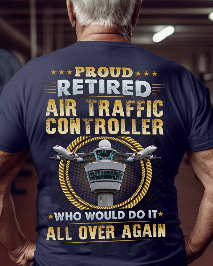 Retired Air traffic controller-T-Shirt -#M050523OVAGAIN1BATCZ6