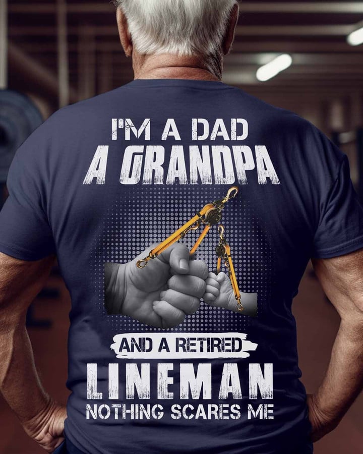 Retired Lineman-T-Shirt -#M100523NOSCA1BLINEZ6