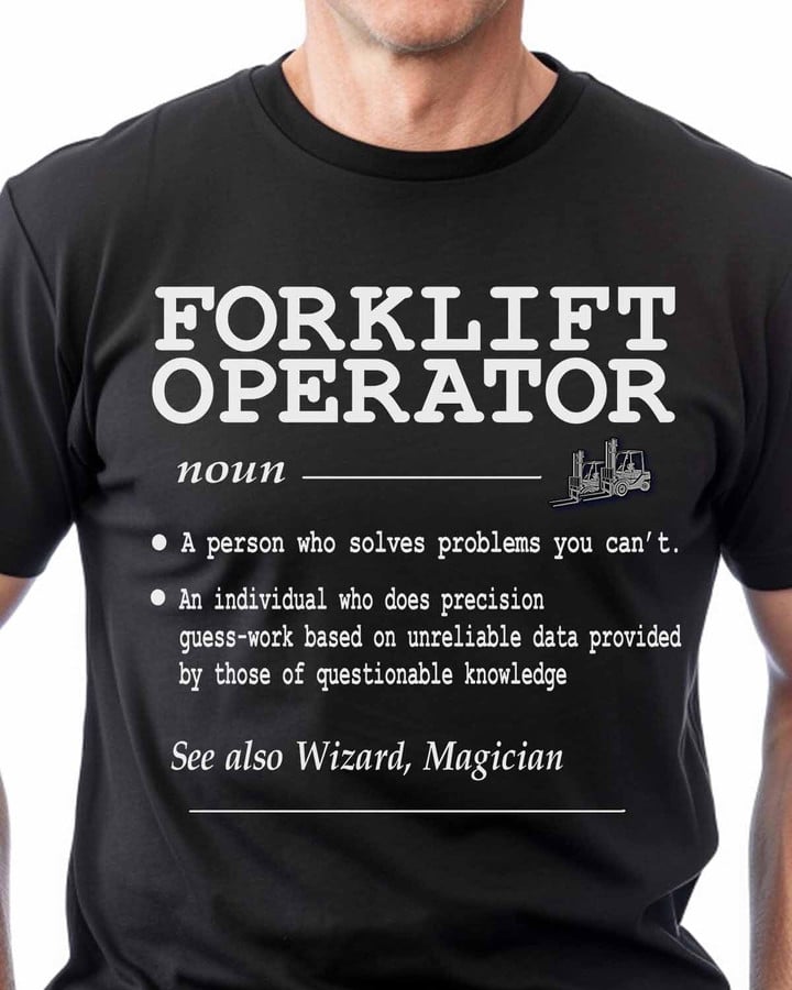 Awesome Forklift operator-T-Shirt -#M130523DATA18FFOOPZ6