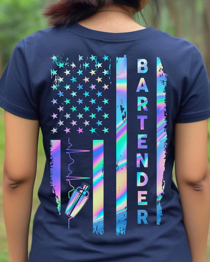 Proud Bartender-T-Shirt -#F130523USFLA61BBARTZ8