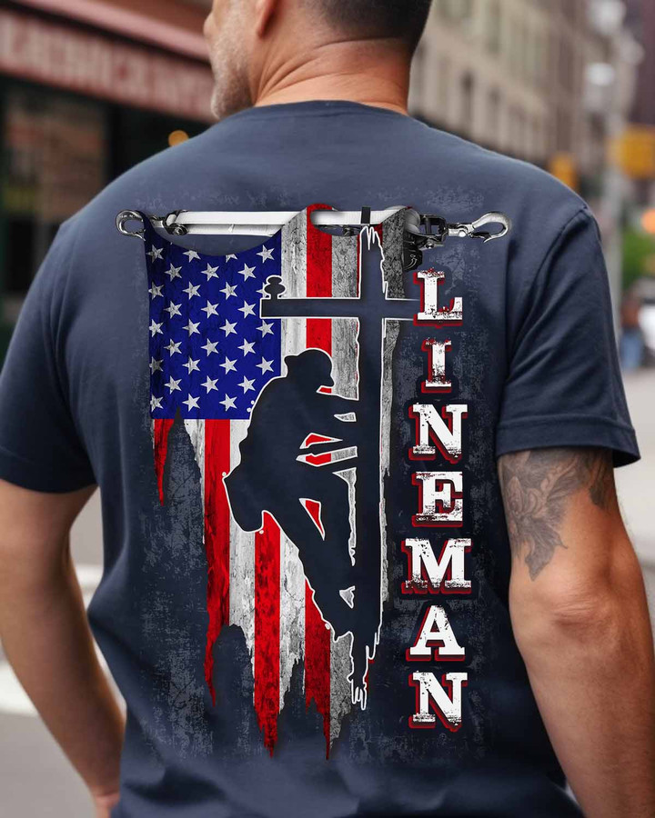 Proud Lineman-T-Shirt -#M170523USFLA25BLINEZ8