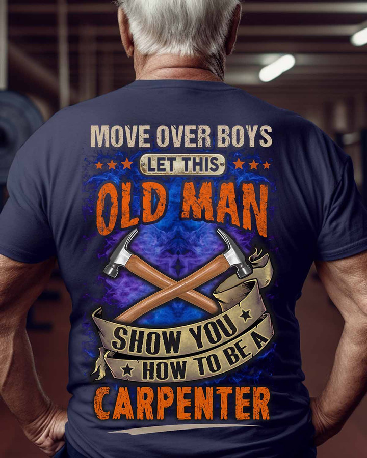 Black Carpenter T-Shirt with Funny Quote