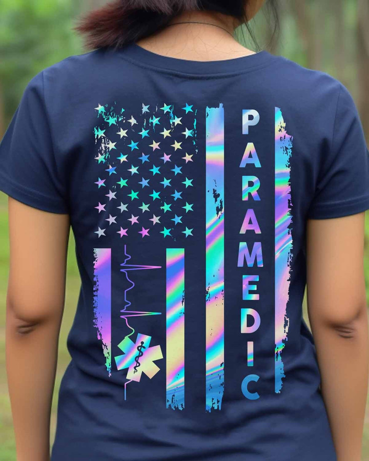 Proud Paramedic-T-Shirt -#F190523USFLA61BPARMY1