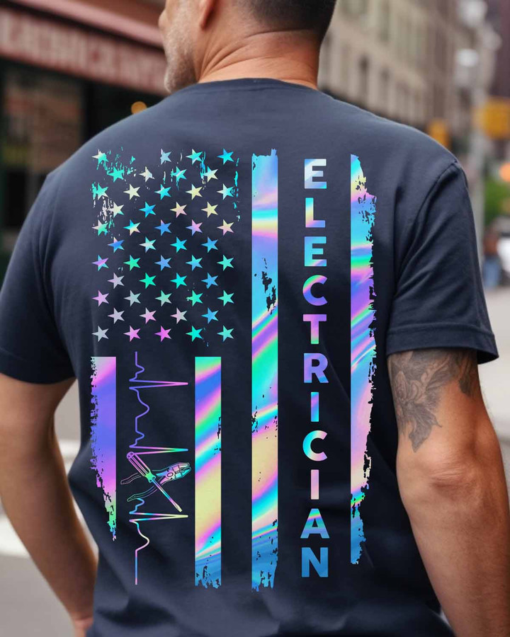Proud Electrician-T-Shirt -#M190523USFLA61BELECY1