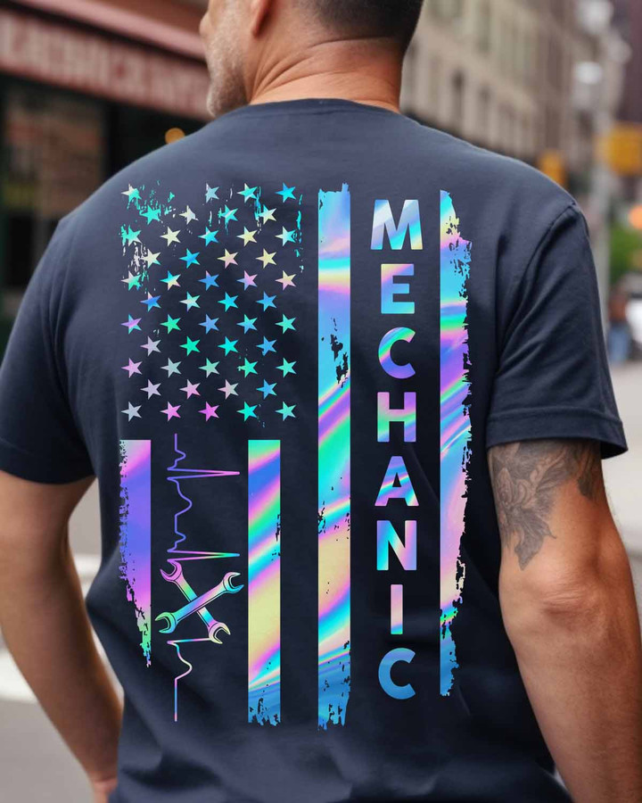 Proud Mechanic-T-Shirt -#M190523USFLA61BMECHY1