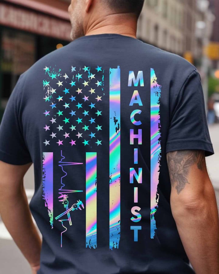 Proud Machinist-T-Shirt -#M190523USFLA61BMACHY1