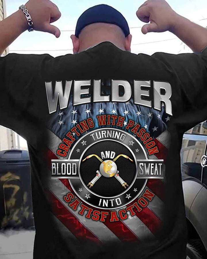 Awesome Welder-T-Shirt -#M250523PASSI1BWELDZ6