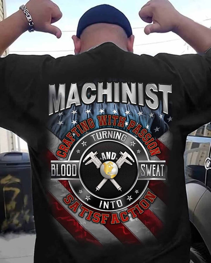 Awesome Machinist-T-Shirt -#M250523PASSI1BMACHZ6