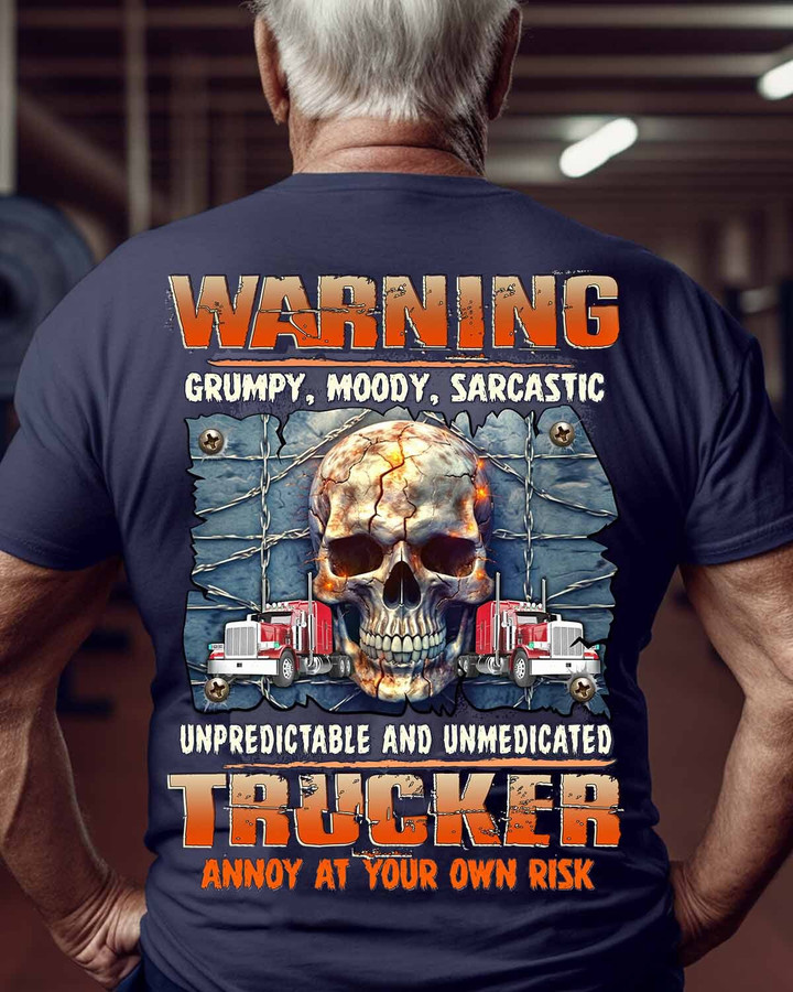 Sarcastic Trucker-T-Shirt -#M260523UNPRE11BTRUCZ6