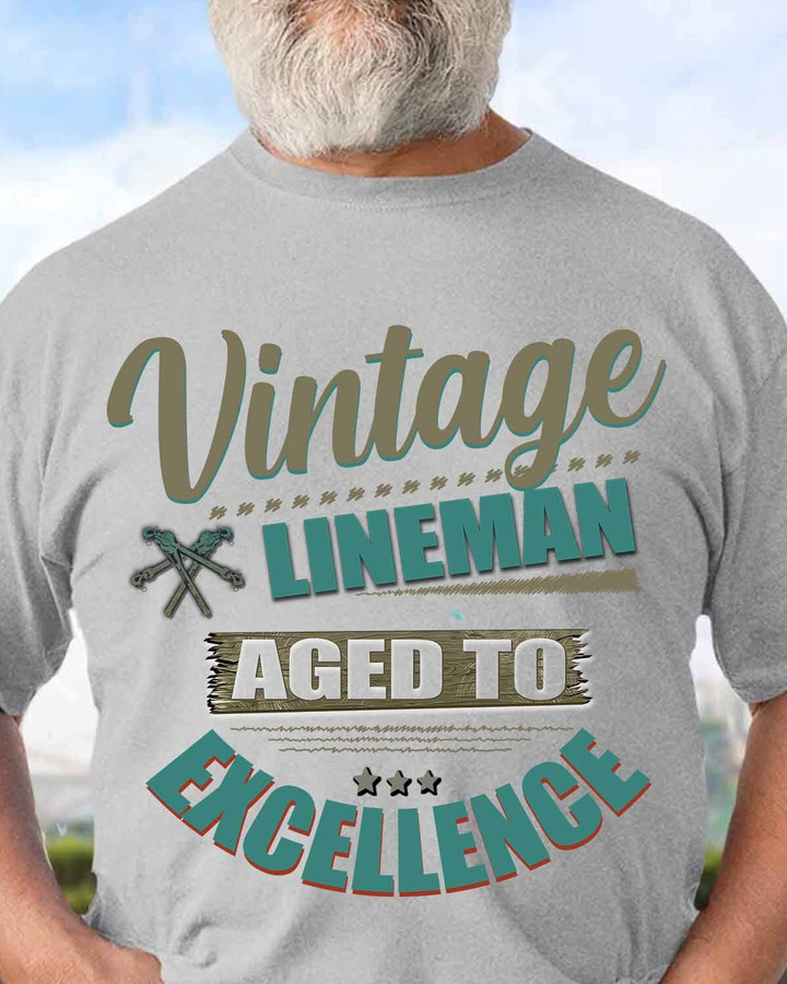 Vintage Lineman-T- shirt-#M260523TOEXEL2FLINEZ6