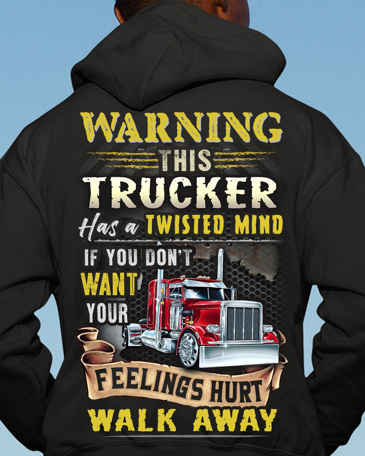 Warning this Trucker has a twisted mind-Hoodie-#M171023TWIMI9BTRUCZ8