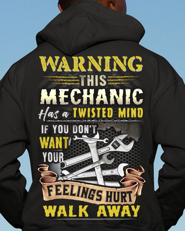 Warning this Mechanic has a twisted mind-Hoodie-#M171023TWIMI9BMECHZ8