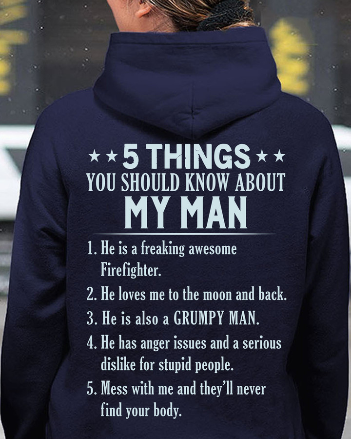 Awesome Firefighter's wife -Hoodie-#M1810235THIN5BFIREZ6