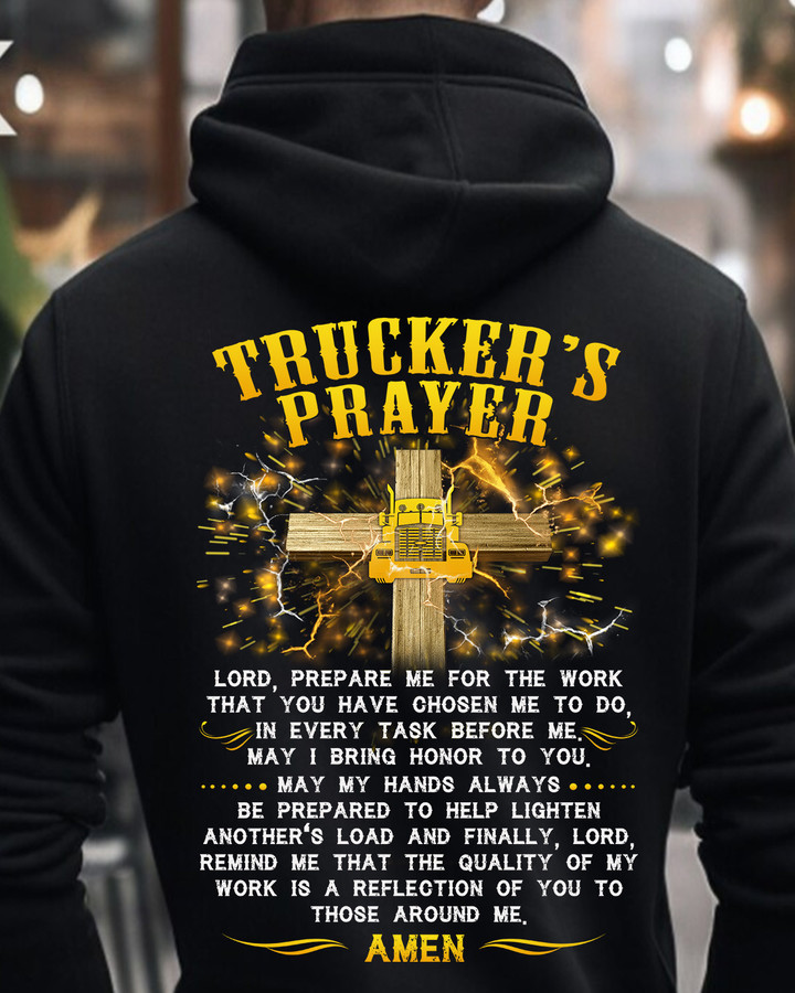 Awesome Trucker's Prayer-Hoodie -#M191023EVTAS6BTRUCZ6