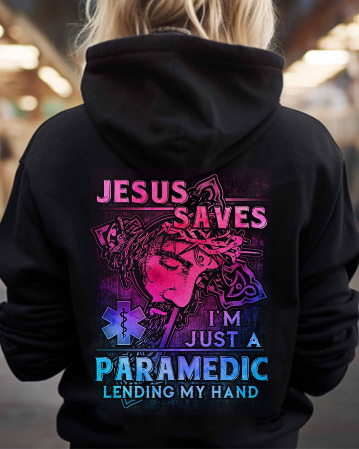 I am just a Paramedic Lending my Hand-Hoodie-#F251023LENDI8BPARMZ4