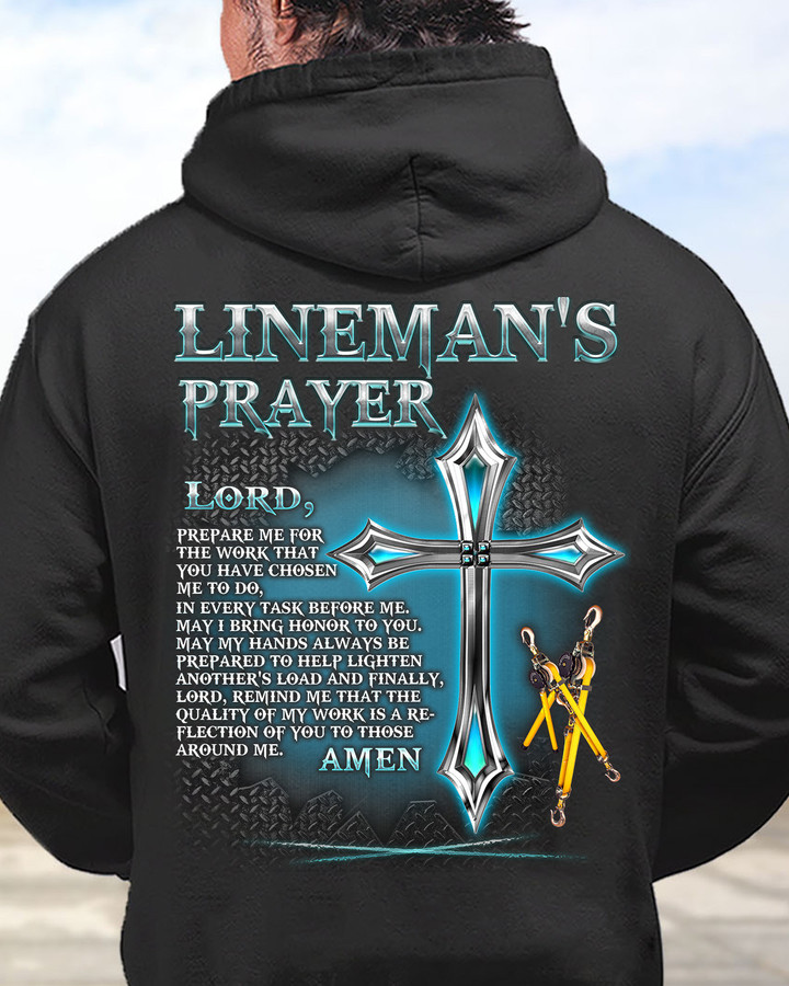 Awesome Lineman's Prayer Lord -Hoodie-#M281023EVTAS8BLINEZ6