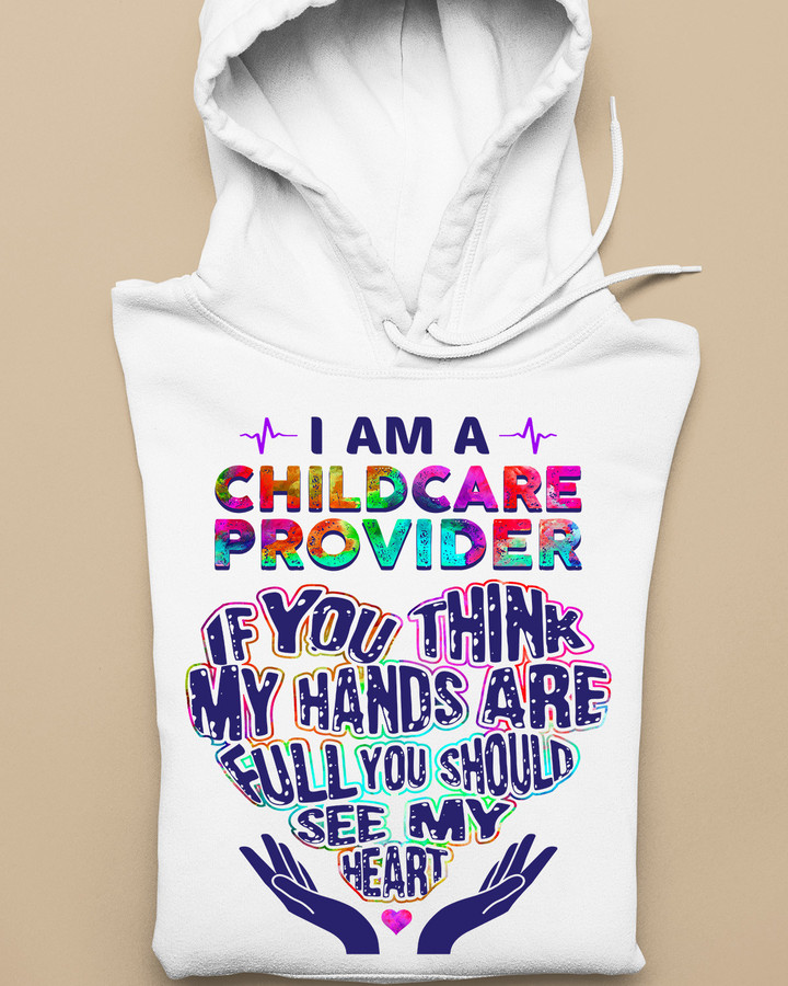 Awesome Childcare Provider-Hoodie-#F281023HANDS12FCHPRZ2