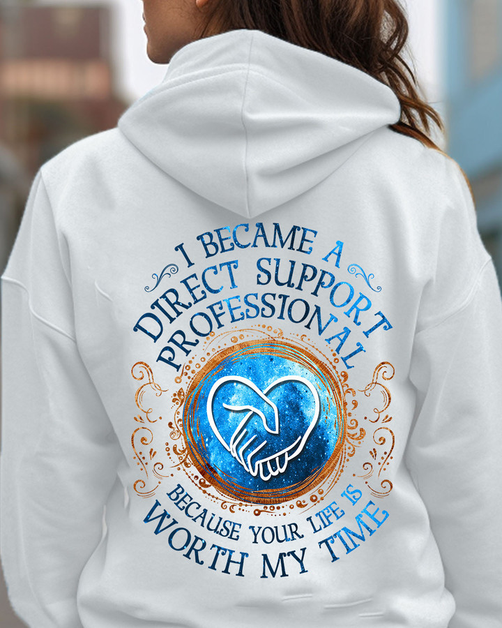 Shop the "Direct Support Professional" Hoodie - Make a Statement Today #050123WORMY9BDSPZ4