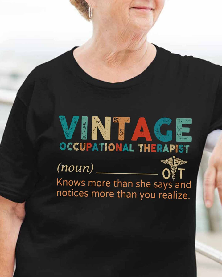 Vintage Occupational Therapist -T-shirt-#F311023VINTA1FOCTHZ2