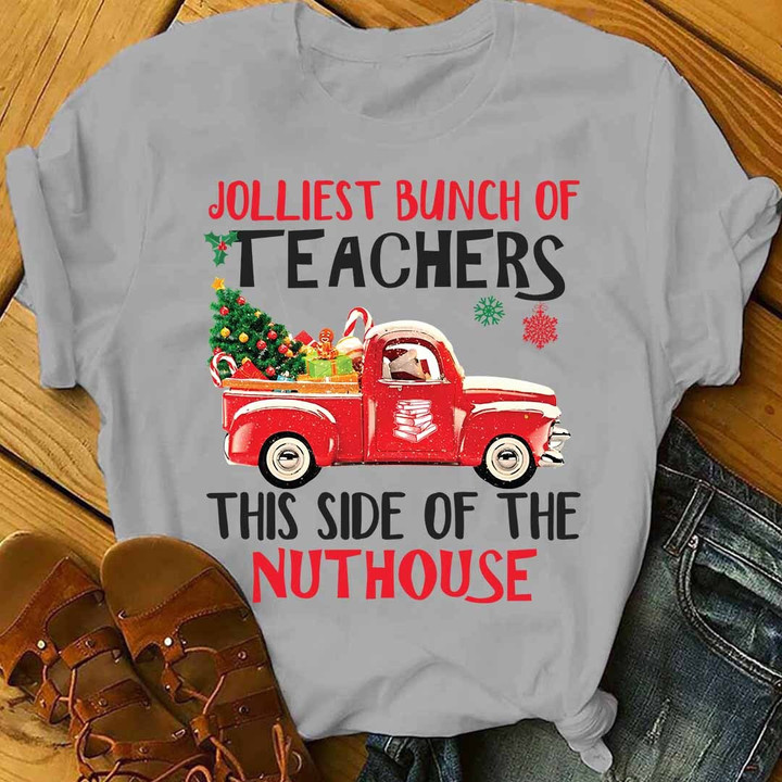 Awesome Jolliest Bunch of Teachers-T-shirt-#F311023JOLIS4FTEACZ2