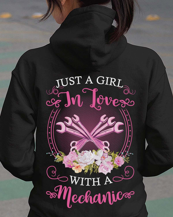 Just a girl in love with a Mechanic-Hoodie-#M311023INLOVE4BMECHZ4