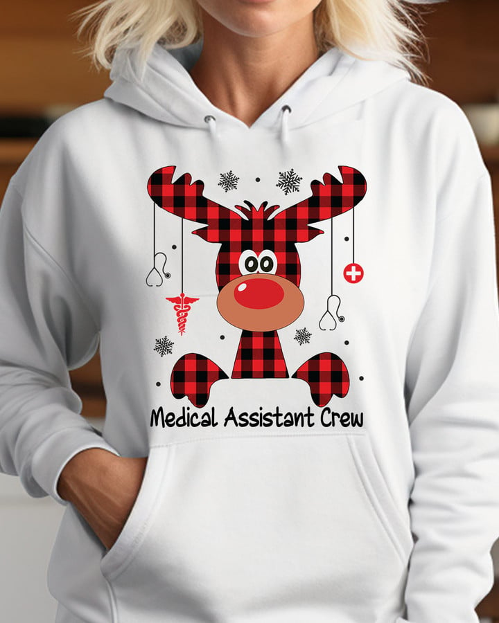 Awesome Medical Assistant Crew-Hoodie-#F011123JTCREW1FMEASZ2
