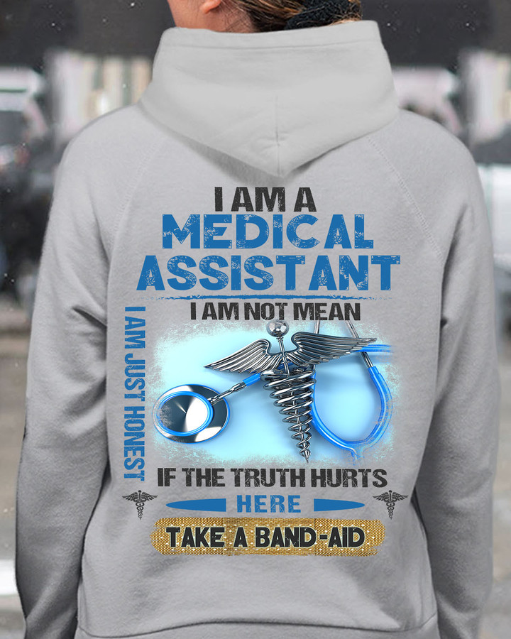 I am a Medical Assistant I am Just Honest-Hoodie-#F021123BANDAID3BMEASZ2