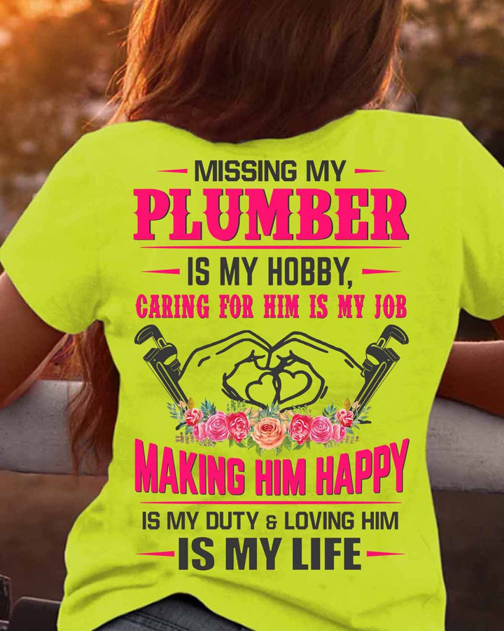 Plumber is my hobby-T-shirt-#M021123MISIN8BPLUMZ4