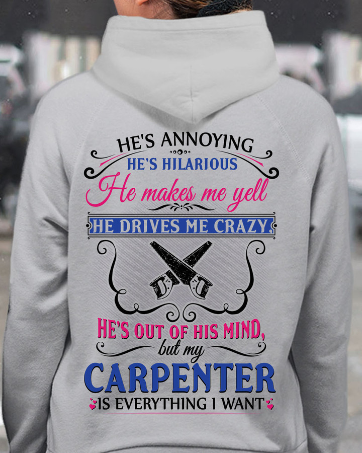 Awesome Carpenter's Lady-Hoodie- #M091123HILARI5BCARPZ6
