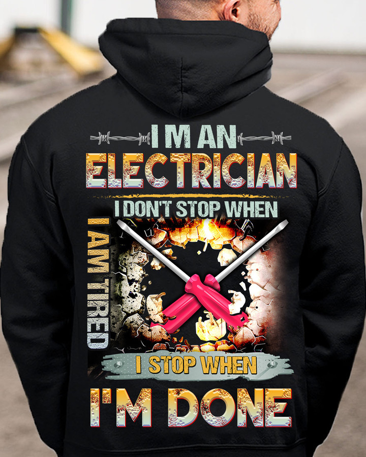 Awesome Electrician -Hoodie- #M101123TIRED25BELECZ8