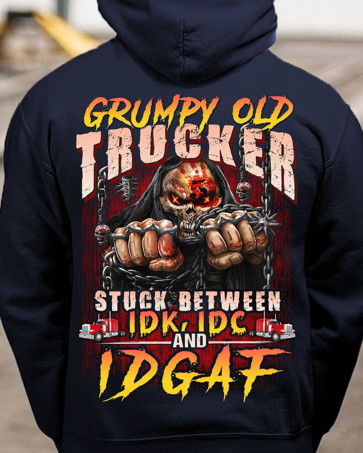 Grumpy Old Trucker-Hoodie-#M111123STUBET4BTRUCZ2