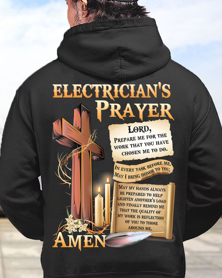 Awesome Electrician's Prayer-Hoodie-#M111123EVTAS1BELECZ4