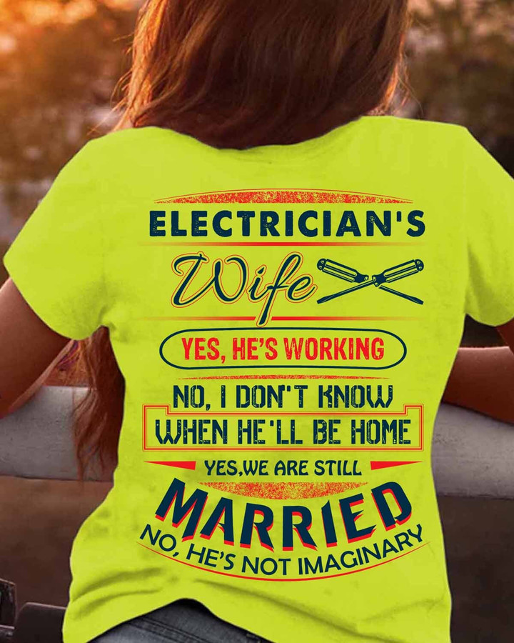 Awesome Electrician's Wife-T-shirt-#M141123MARRI11BELECZ6