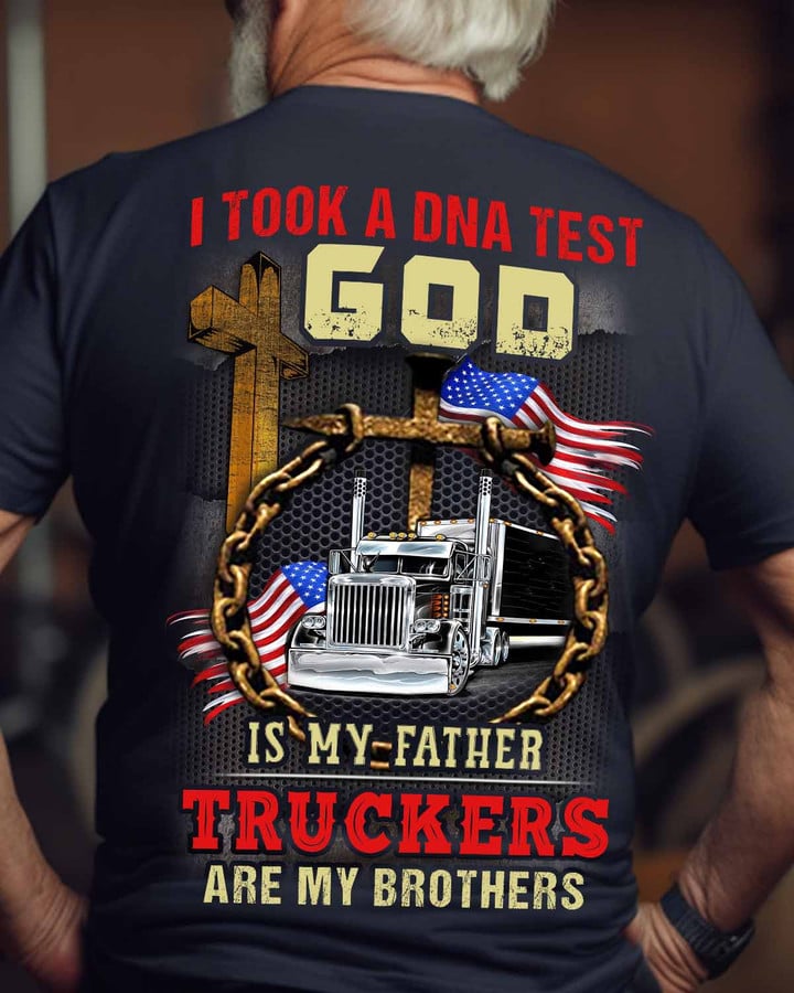 Awesome Trucker-T-shirt- #M141123MYFATHZ4BTRUCZ4