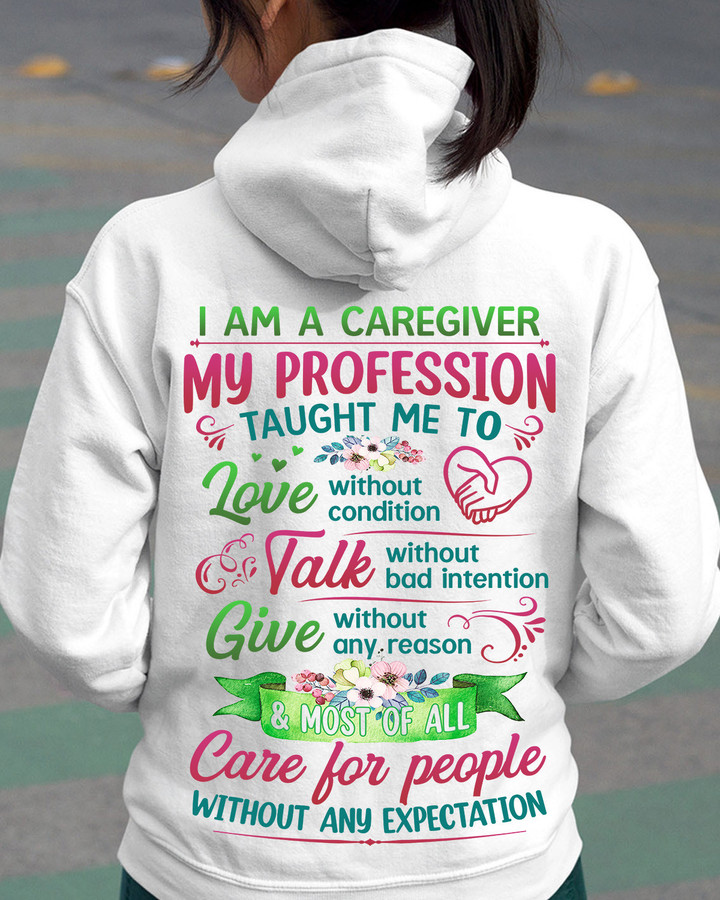 I am a Caregiver -Hoodie -#F161123CONDI5BCAREZ8