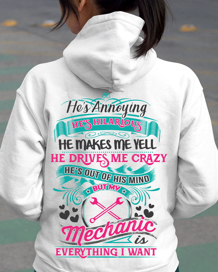Awesome Mechanic's Lady -Hoodie -#M171123HILARI2BMECHZ6