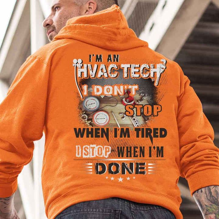 I am an HVAC Tech-Hoodie-M171123TIRED12BHVACZ6