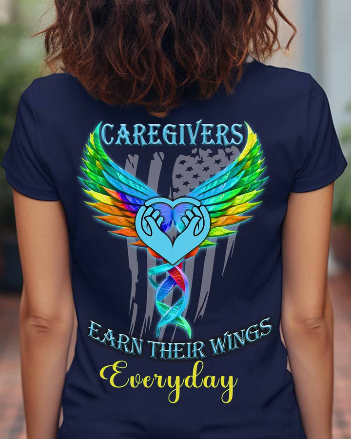 Caregivers earn Their Wings Everyday-T-shirt-#F211123EARTH17BCAREZ2