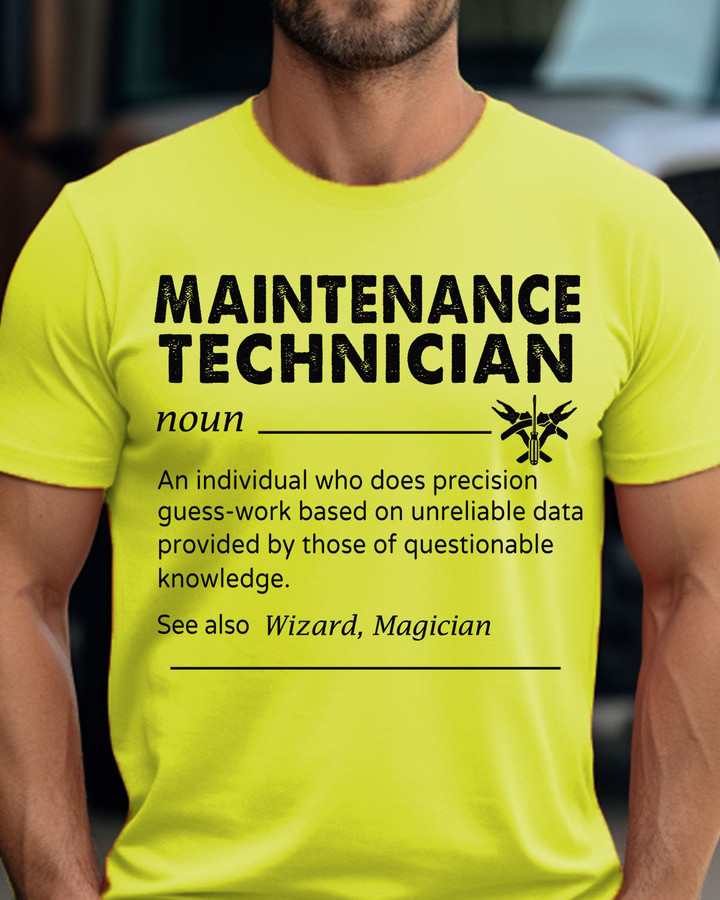 Awesome Maintenance Technician-T-shirt-#M021223DATA10FMATEZ4