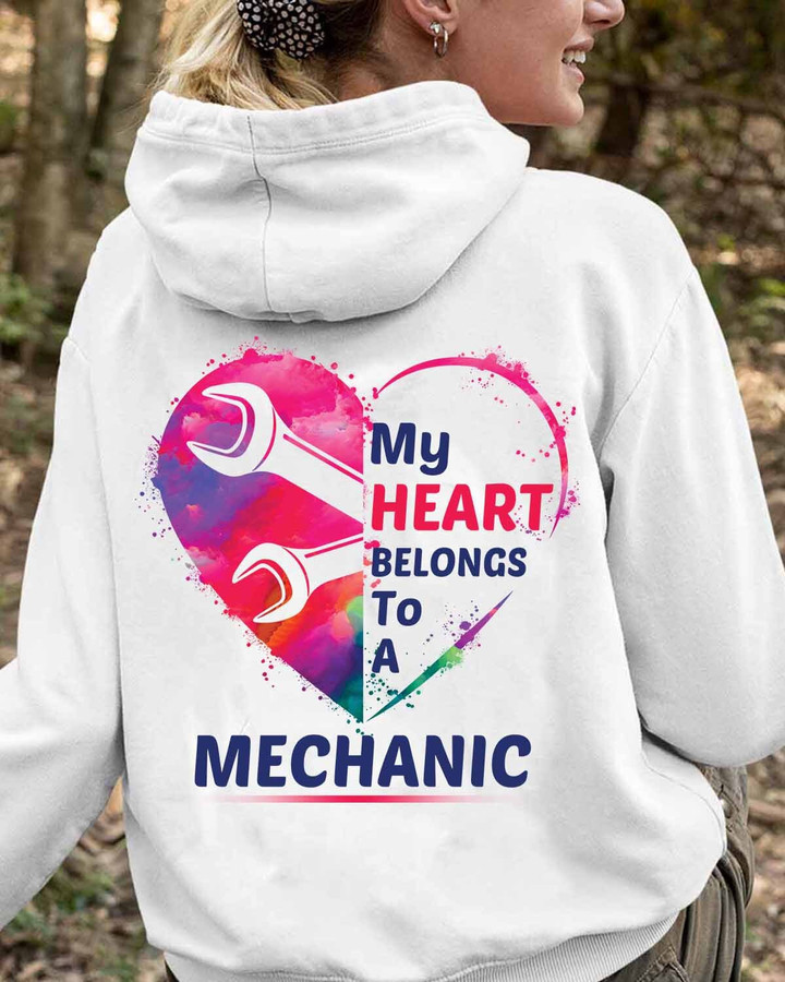 My Heart Belongs to a Mechanic-Hoodie-#M151223HEART9BMECHZ8